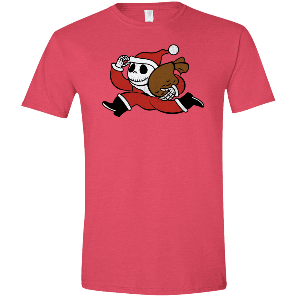 T-Shirts Heather Red / S Monopoly Skellington Men's Semi-Fitted Softstyle