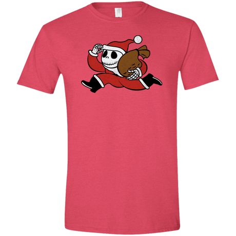 T-Shirts Heather Red / S Monopoly Skellington Men's Semi-Fitted Softstyle