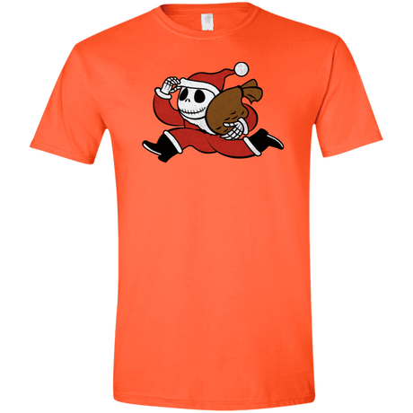 T-Shirts Orange / S Monopoly Skellington Men's Semi-Fitted Softstyle