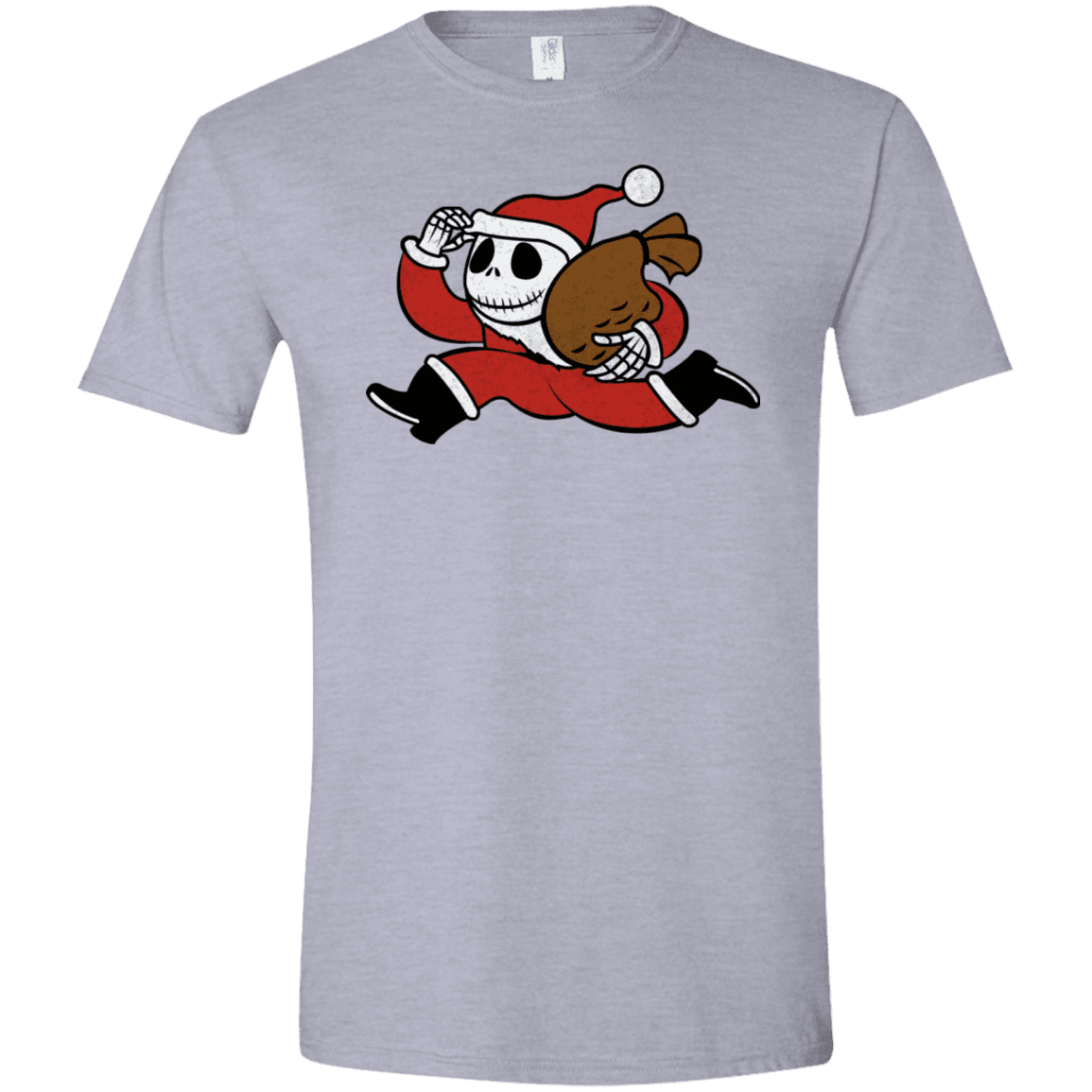 T-Shirts Sport Grey / X-Small Monopoly Skellington Men's Semi-Fitted Softstyle