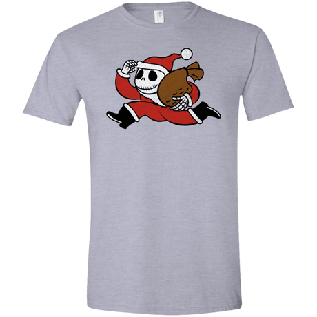 T-Shirts Sport Grey / X-Small Monopoly Skellington Men's Semi-Fitted Softstyle