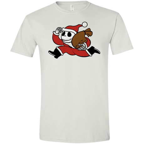 T-Shirts White / X-Small Monopoly Skellington Men's Semi-Fitted Softstyle