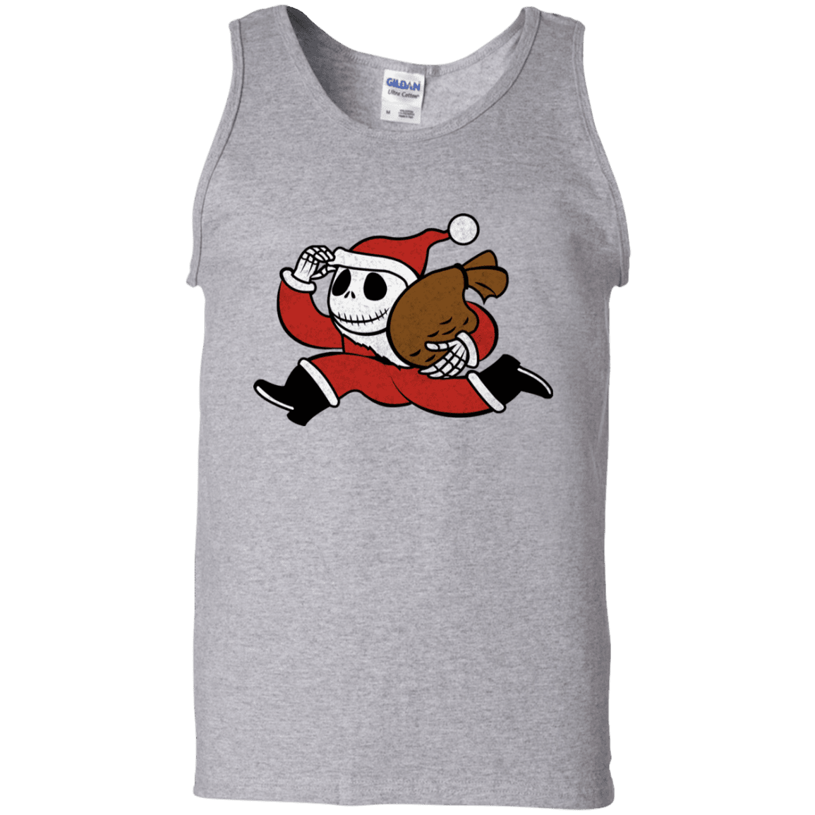 T-Shirts Sport Grey / S Monopoly Skellington Men's Tank Top