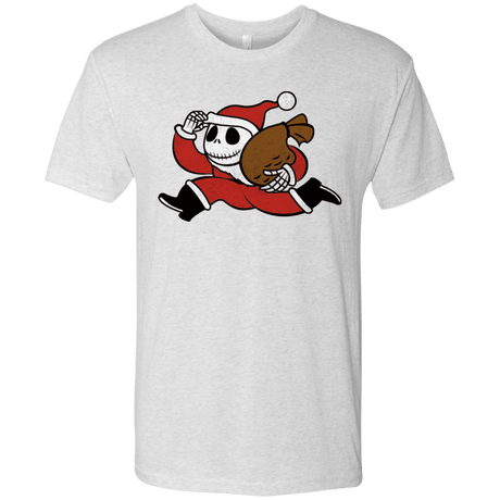 T-Shirts Heather White / S Monopoly Skellington Men's Triblend T-Shirt