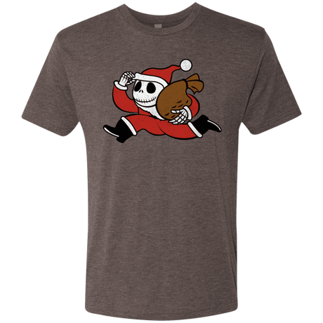 T-Shirts Macchiato / S Monopoly Skellington Men's Triblend T-Shirt