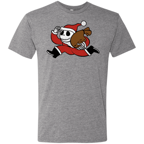 T-Shirts Premium Heather / S Monopoly Skellington Men's Triblend T-Shirt