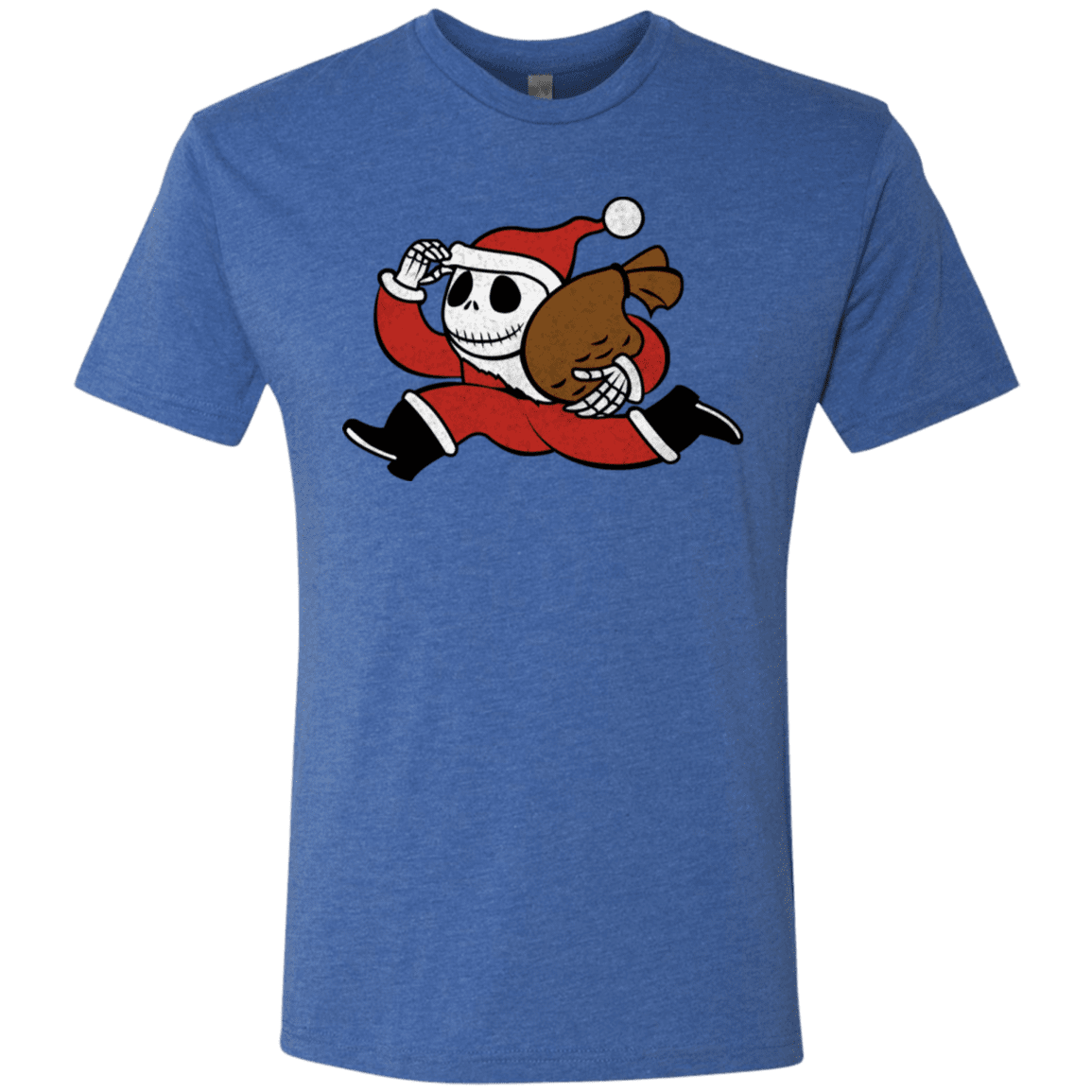 T-Shirts Vintage Royal / S Monopoly Skellington Men's Triblend T-Shirt