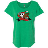 T-Shirts Envy / X-Small Monopoly Skellington Triblend Dolman Sleeve