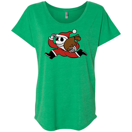 T-Shirts Envy / X-Small Monopoly Skellington Triblend Dolman Sleeve