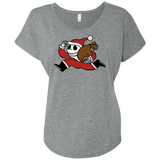 T-Shirts Premium Heather / X-Small Monopoly Skellington Triblend Dolman Sleeve