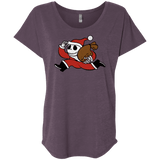 T-Shirts Vintage Purple / X-Small Monopoly Skellington Triblend Dolman Sleeve