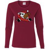 T-Shirts Cardinal / S Monopoly Skellington Women's Long Sleeve T-Shirt