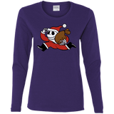 T-Shirts Purple / S Monopoly Skellington Women's Long Sleeve T-Shirt