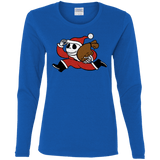 T-Shirts Royal / S Monopoly Skellington Women's Long Sleeve T-Shirt