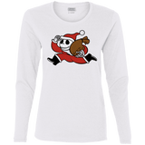 T-Shirts White / S Monopoly Skellington Women's Long Sleeve T-Shirt