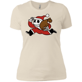 T-Shirts Ivory/ / X-Small Monopoly Skellington Women's Premium T-Shirt