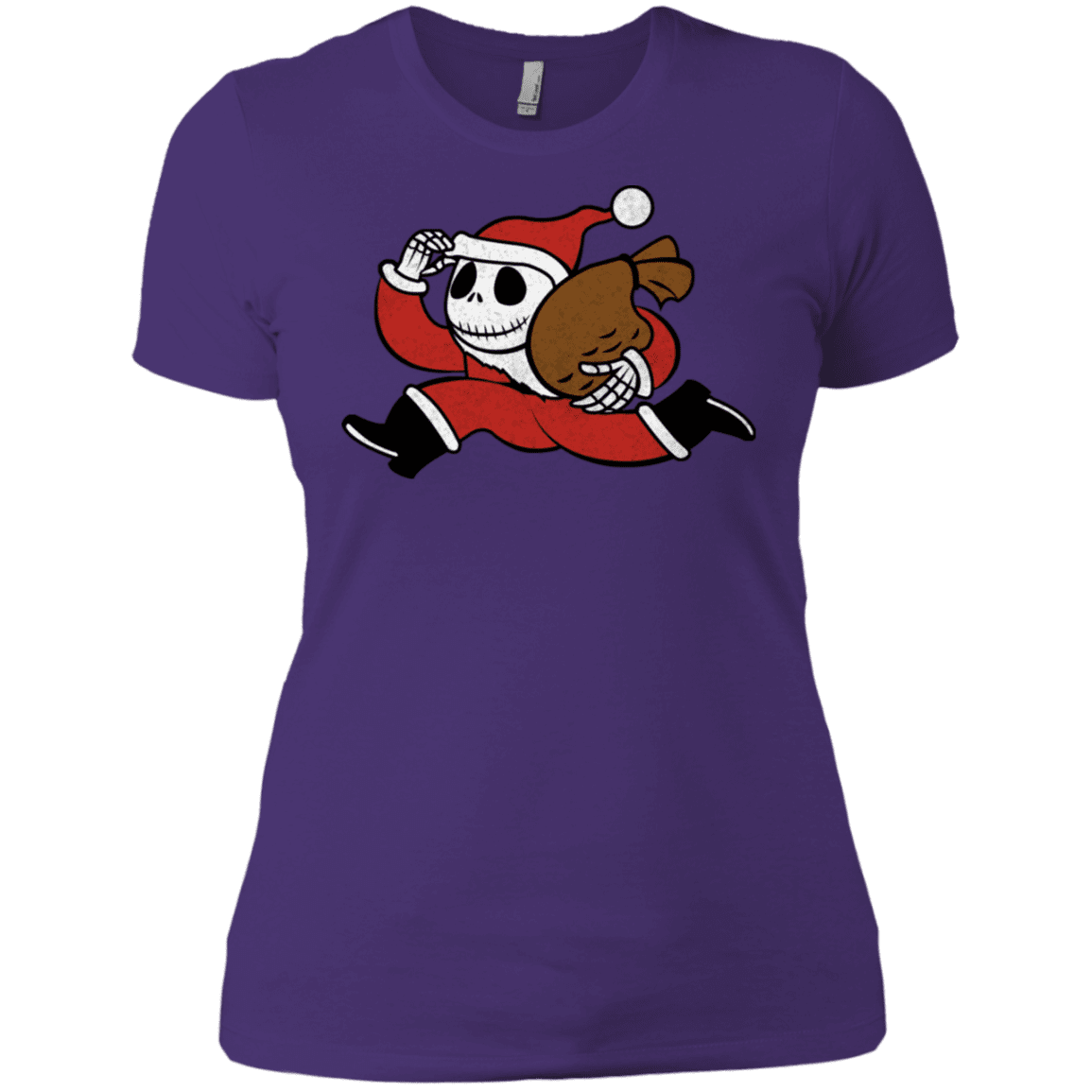T-Shirts Purple Rush/ / X-Small Monopoly Skellington Women's Premium T-Shirt