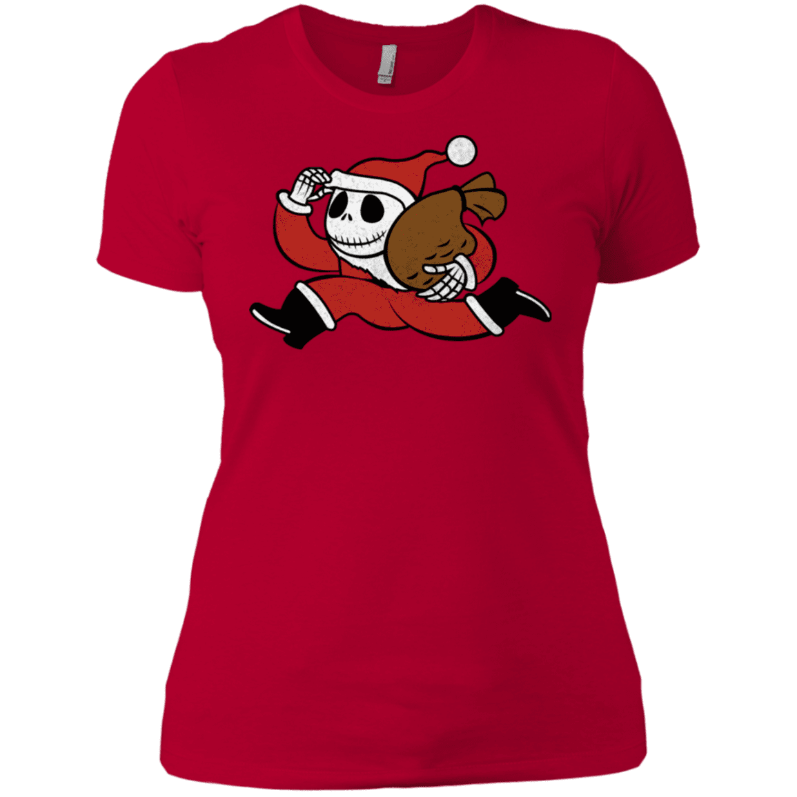 T-Shirts Red / X-Small Monopoly Skellington Women's Premium T-Shirt