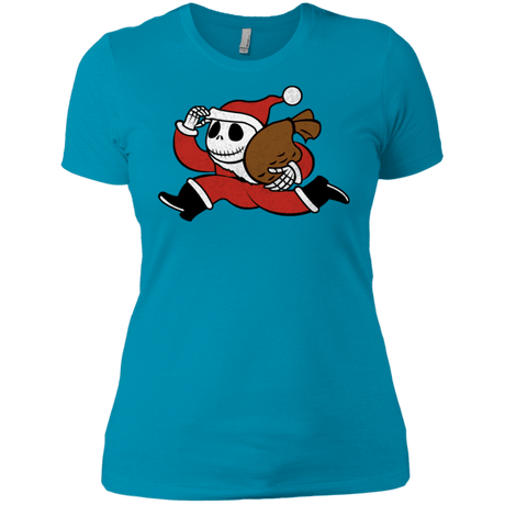 T-Shirts Turquoise / X-Small Monopoly Skellington Women's Premium T-Shirt