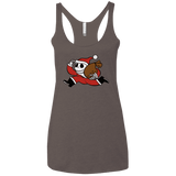 T-Shirts Macchiato / X-Small Monopoly Skellington Women's Triblend Racerback Tank