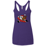 T-Shirts Purple Rush / X-Small Monopoly Skellington Women's Triblend Racerback Tank