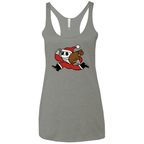 T-Shirts Venetian Grey / X-Small Monopoly Skellington Women's Triblend Racerback Tank