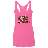 T-Shirts Vintage Pink / X-Small Monopoly Skellington Women's Triblend Racerback Tank