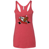 T-Shirts Vintage Red / X-Small Monopoly Skellington Women's Triblend Racerback Tank