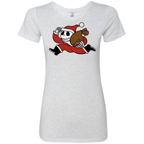 T-Shirts Heather White / S Monopoly Skellington Women's Triblend T-Shirt