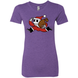 T-Shirts Purple Rush / S Monopoly Skellington Women's Triblend T-Shirt