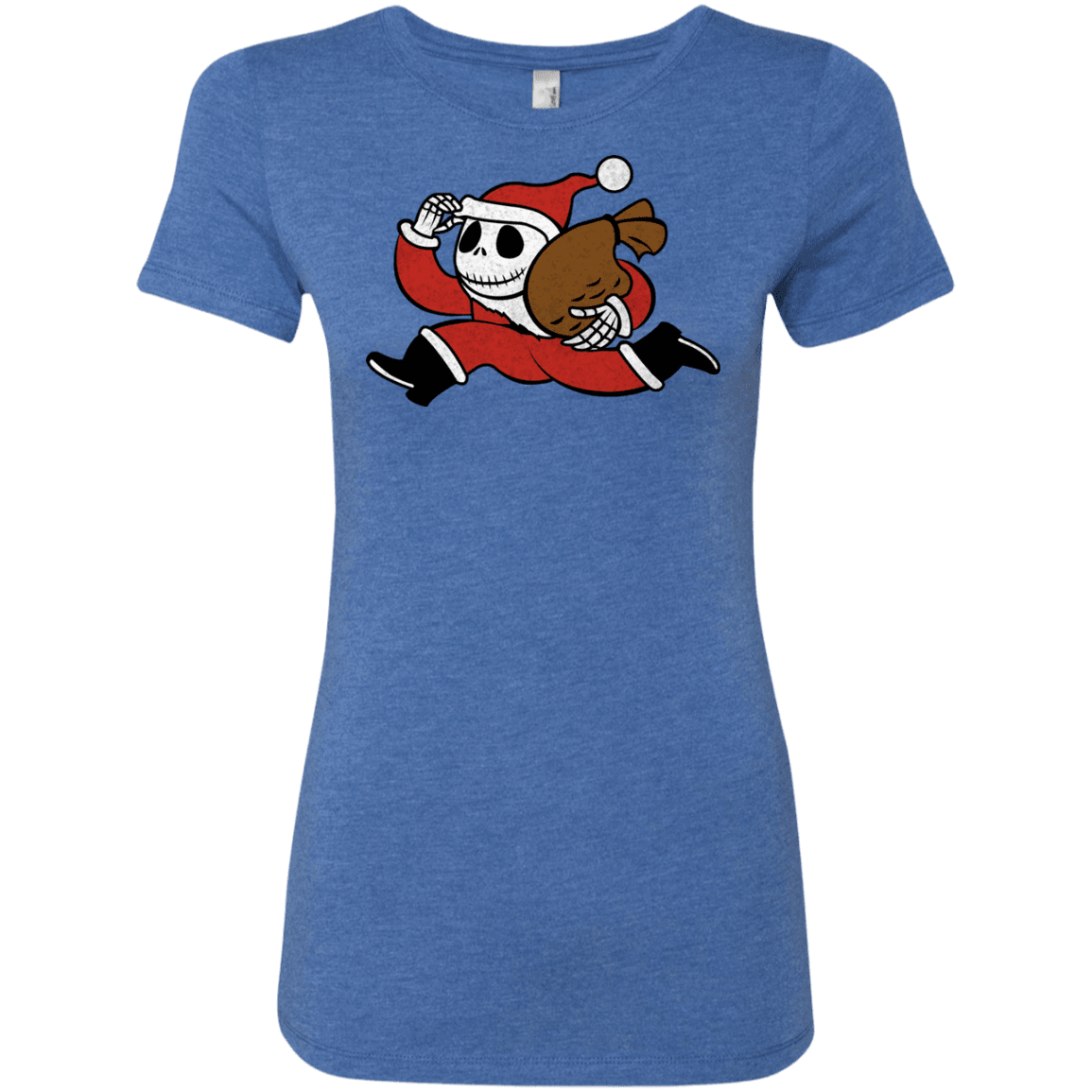 T-Shirts Vintage Royal / S Monopoly Skellington Women's Triblend T-Shirt