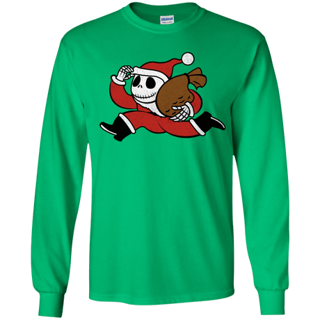 T-Shirts Irish Green / YS Monopoly Skellington Youth Long Sleeve T-Shirt