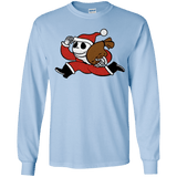 T-Shirts Light Blue / YS Monopoly Skellington Youth Long Sleeve T-Shirt