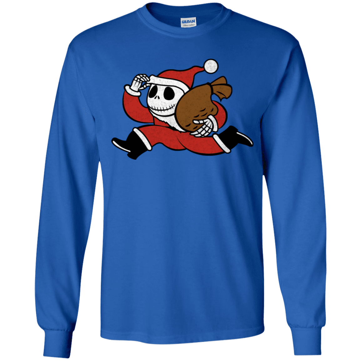 T-Shirts Royal / YS Monopoly Skellington Youth Long Sleeve T-Shirt
