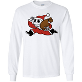 T-Shirts White / YS Monopoly Skellington Youth Long Sleeve T-Shirt