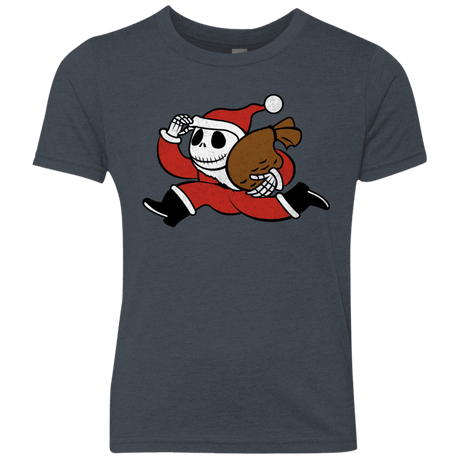 T-Shirts Vintage Navy / YXS Monopoly Skellington Youth Triblend T-Shirt