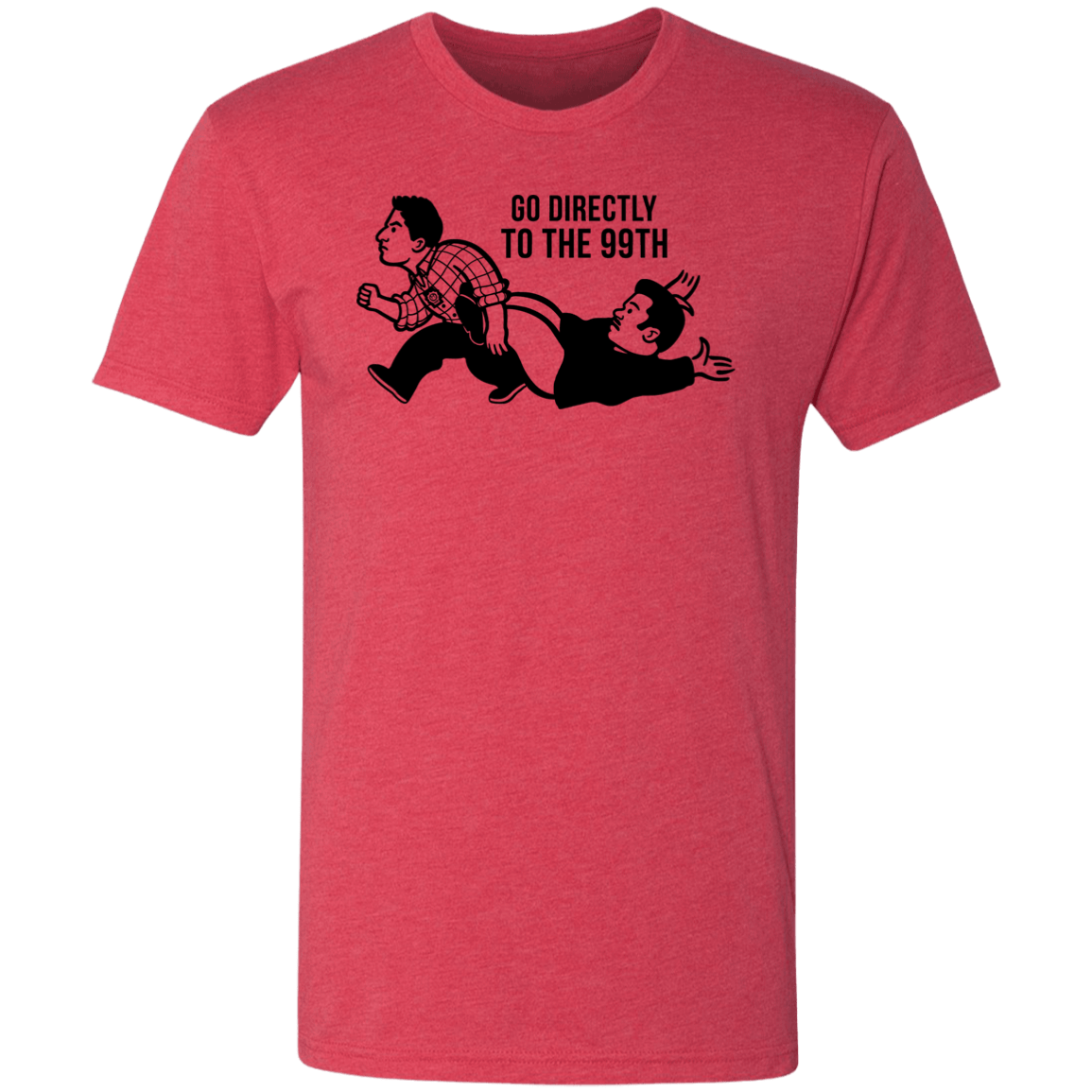 T-Shirts Vintage Red / S Monopontiac Men's Triblend T-Shirt