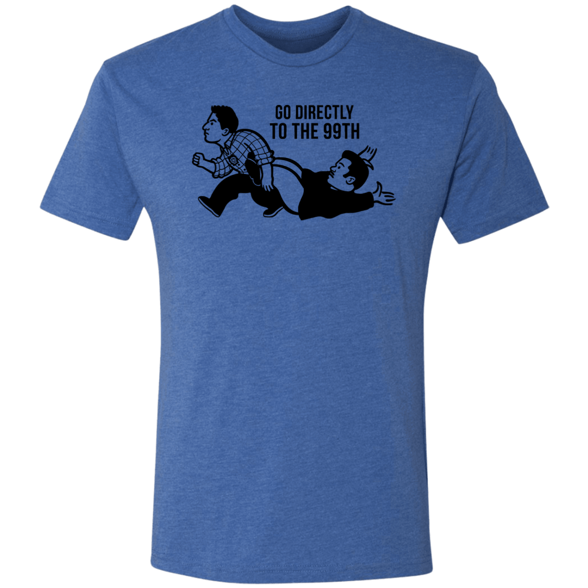 T-Shirts Vintage Royal / S Monopontiac Men's Triblend T-Shirt