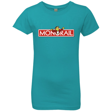 T-Shirts Tahiti Blue / YXS Monorail Girls Premium T-Shirt