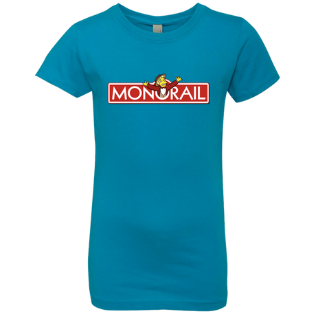 T-Shirts Turquoise / YXS Monorail Girls Premium T-Shirt