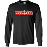 T-Shirts Black / S Monorail Men's Long Sleeve T-Shirt