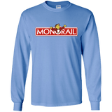 T-Shirts Carolina Blue / S Monorail Men's Long Sleeve T-Shirt