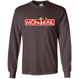 T-Shirts Dark Chocolate / S Monorail Men's Long Sleeve T-Shirt