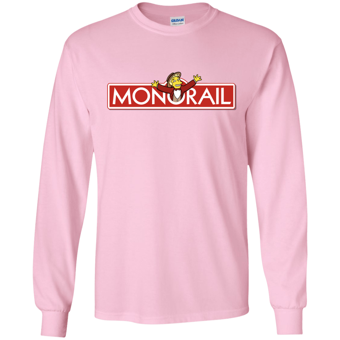 T-Shirts Light Pink / S Monorail Men's Long Sleeve T-Shirt