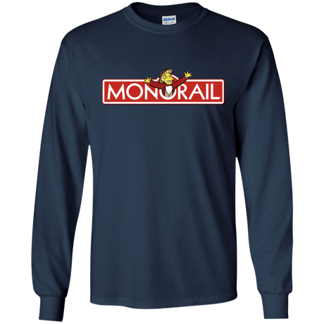 T-Shirts Navy / S Monorail Men's Long Sleeve T-Shirt