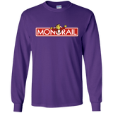 T-Shirts Purple / S Monorail Men's Long Sleeve T-Shirt