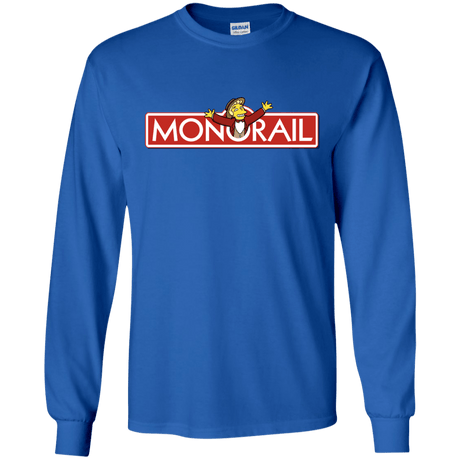 T-Shirts Royal / S Monorail Men's Long Sleeve T-Shirt