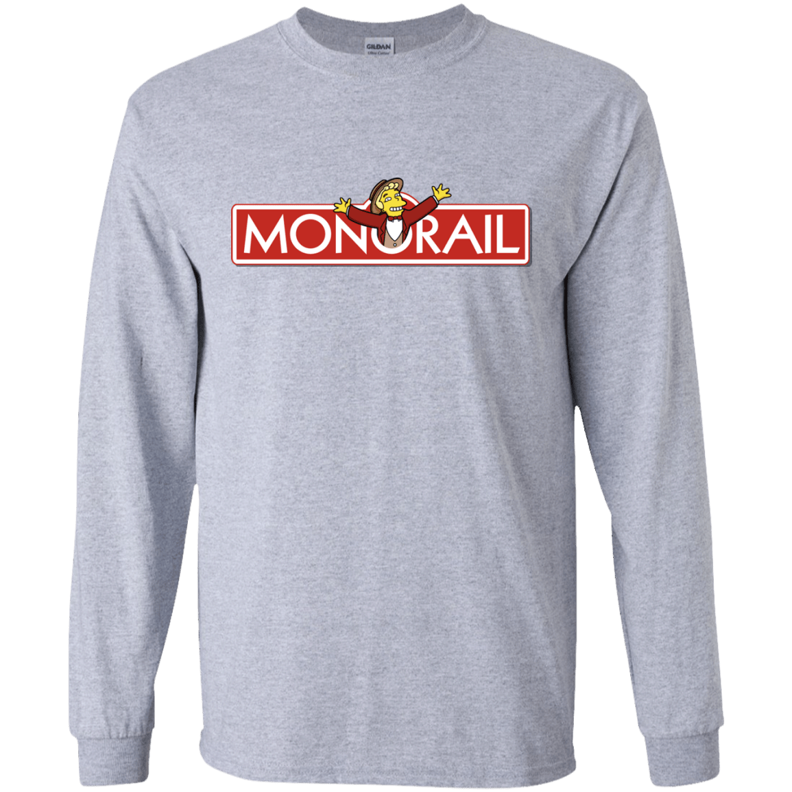 T-Shirts Sport Grey / S Monorail Men's Long Sleeve T-Shirt