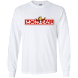 T-Shirts White / S Monorail Men's Long Sleeve T-Shirt