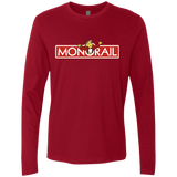 T-Shirts Cardinal / S Monorail Men's Premium Long Sleeve